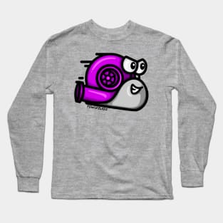 Turbo Snail - Gray/Purple Long Sleeve T-Shirt